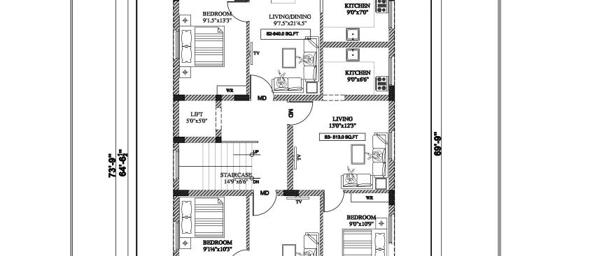 Ragav Garden Second Floor Plan